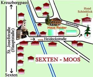 Sexten - Moos - Hochpustertal - Suedtirol