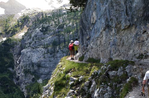 Tre Croci Pass, Vandellihütte, Sorapiss, wandern, Wanderungen
