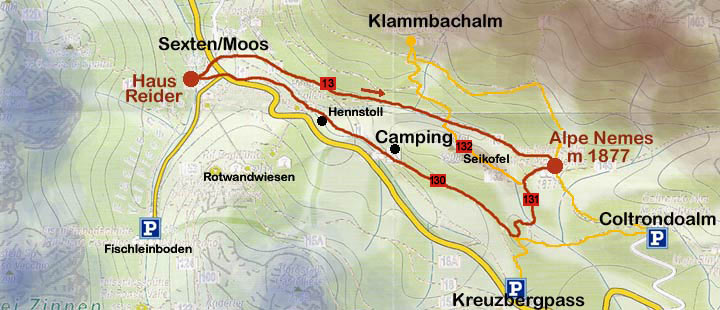 Alpe Nemes Kreuzbergpass Nemesalm