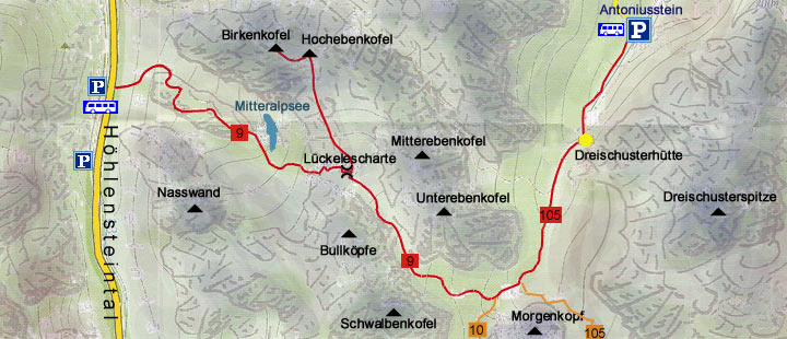 Innerfeldtal, Lückelescharte, Höhlensteintal, wandern, Sexten-Moos, Dolomiten