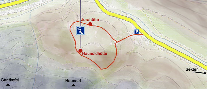 Wildbad Haunoldhütte Jorahütte Innichen